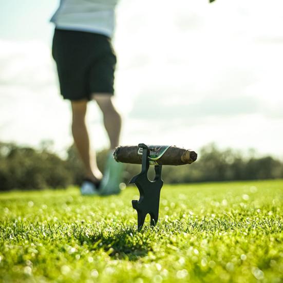Magnetic Golf Smoke Holder Beer Shot And Divot Repair Tool 3 In 1 Multi-functional Golf Accessory Gifts for Man