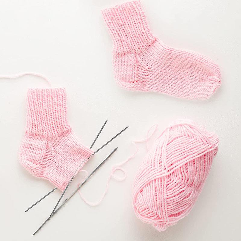 Circular Knit Needles 3pcs Knitting Metal Cable Circular Knitting Needles Set Knitting For Babies Sleeves Socks Accessories