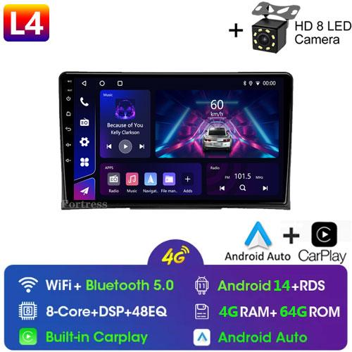 Radio Auto Multimedia Player 9 inch Sistem Android pentru Volkswagen Multivan T5 2003 - 2015 Navigație GPS Ecran Split Bluetooth