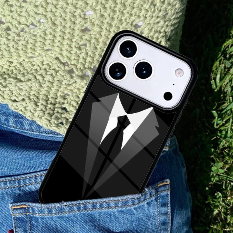 Man Suit Shirt Tie mobile phone case Compatible with IPhone 17 16 15 14 13 12 11Pro Max 17 Air cover