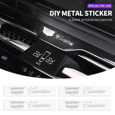 3D kovová dekorativní nálepka odznak na auto Samolepka Interiérové doplňky Pro Escalade CTS ATS SRX STS XT5 XT4 XT6 XTS CT4