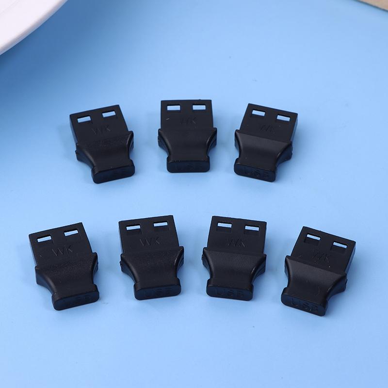 5Pcs 10Pcs USB Port Plug Cap With Handle Anti Dust Cover For Laptop Computer Socket Durable Silicone Protection