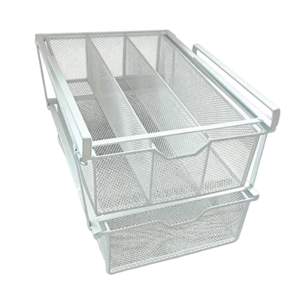 Basket for Placing under Shelves, Ideal Bras, Socks, And As A Multifunctional Storing