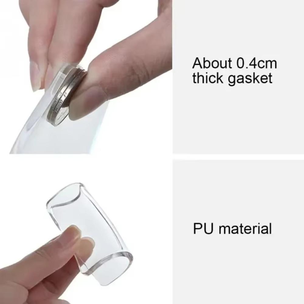 4pcs Silicone Non-Slip Mat Self-Adhesive Floor Protector Furniture Leg Slider Pads Home Bathroom