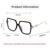 Luxury Oversized Anti Blue Light Men Women Glasses Diamond Studded Square Eyeglasses Computer Goggles Eyewear Glitter Frame YSX