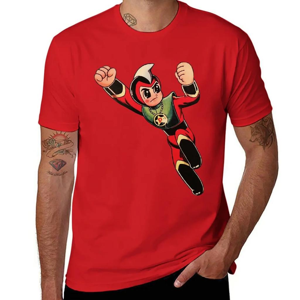 Prince Planet Flying T-Shirt Animal Prinfor Boys Customs Short Sleeve Tee Men