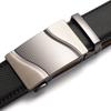 Genuine Leather Men's Automatic Buckle Cowhide Belt Alloy Buckle Business Casual Trousers Belt Middle Aged and Young People's Belt New