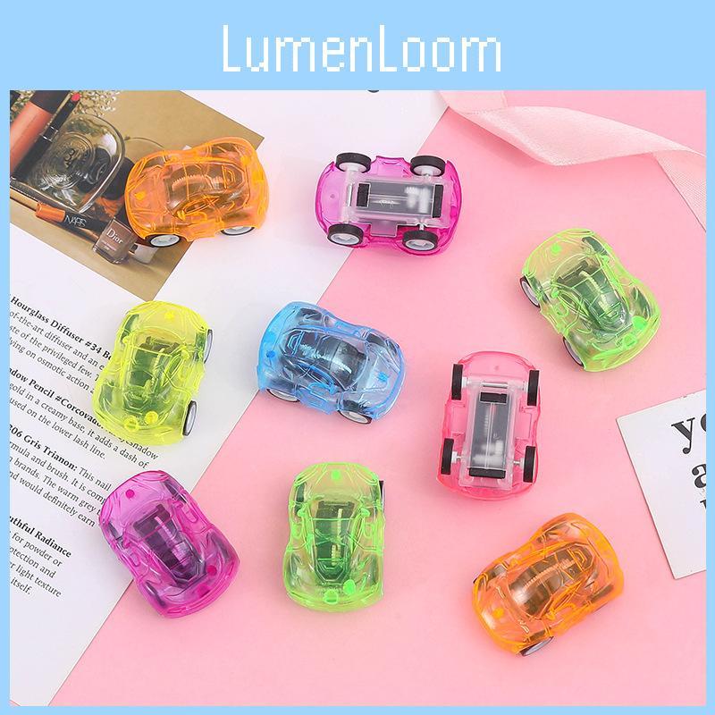 Simulation Mini Inertial Transparent Car Model Children Toy For Baby And Toddler Development