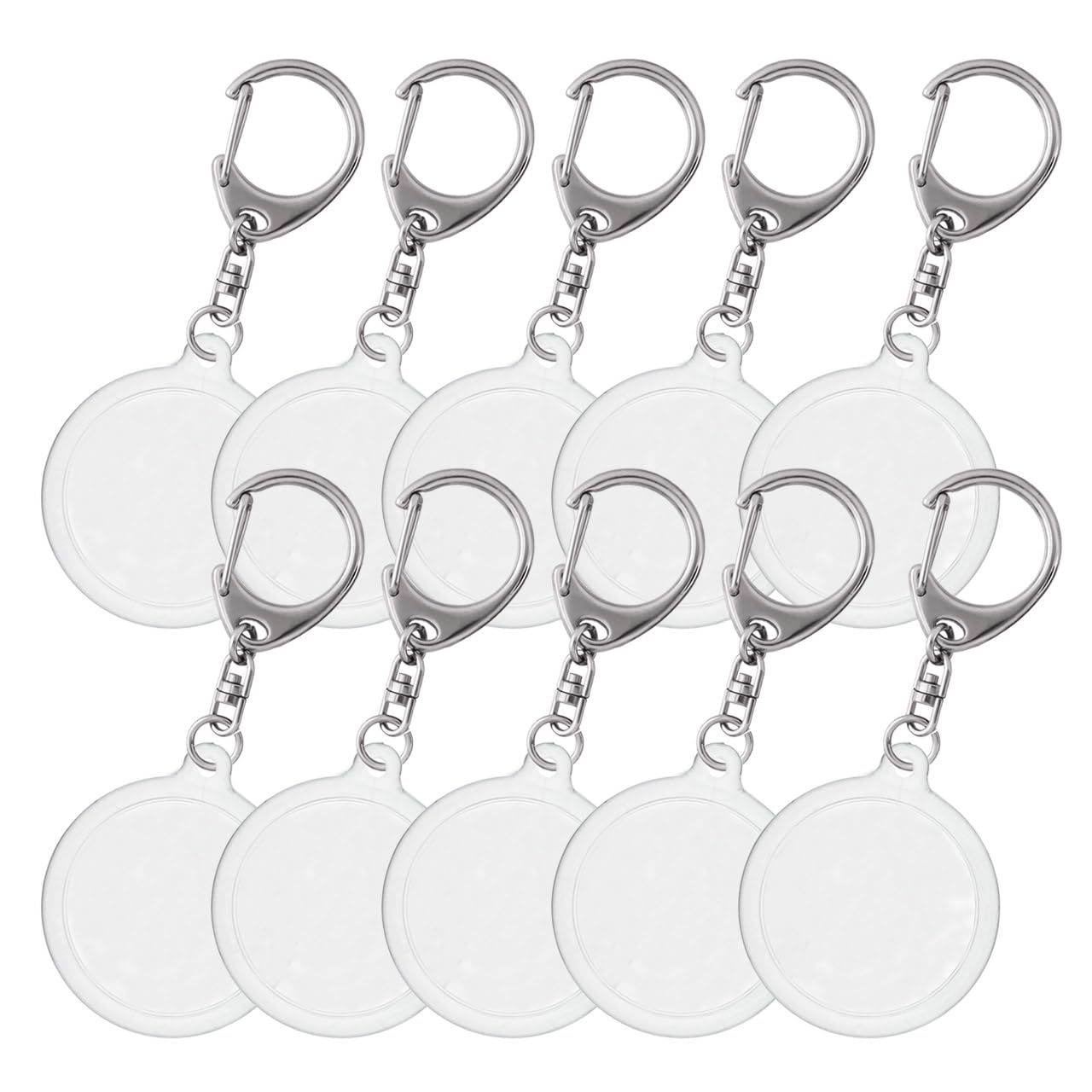 [EBISU Design] Hamepachi Round 40mm 10-Pack Acrylic Keychains - Handmade Photo Keychains, Shop Logos, Promotional Items, Souvenirs, Novelties - Made i