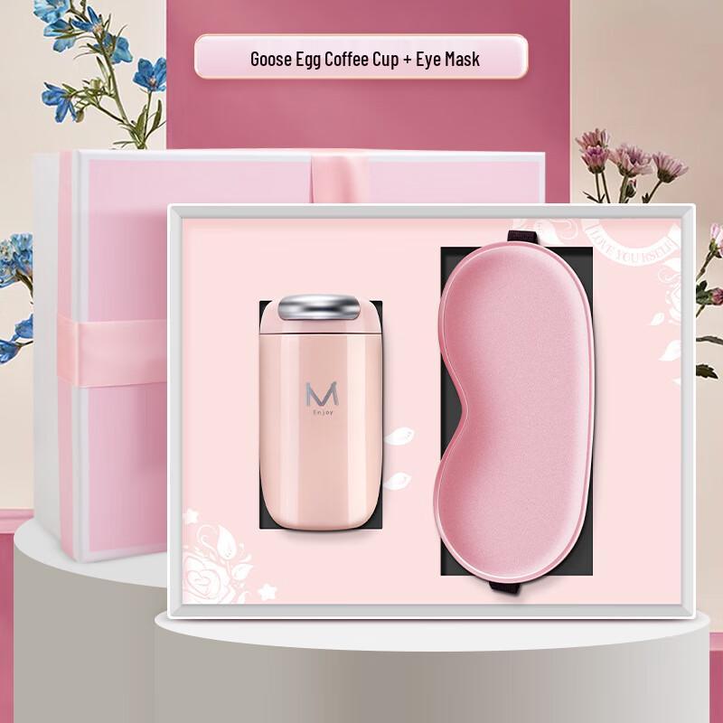 Business Gift Set with Coffee Cup & Eye Mask