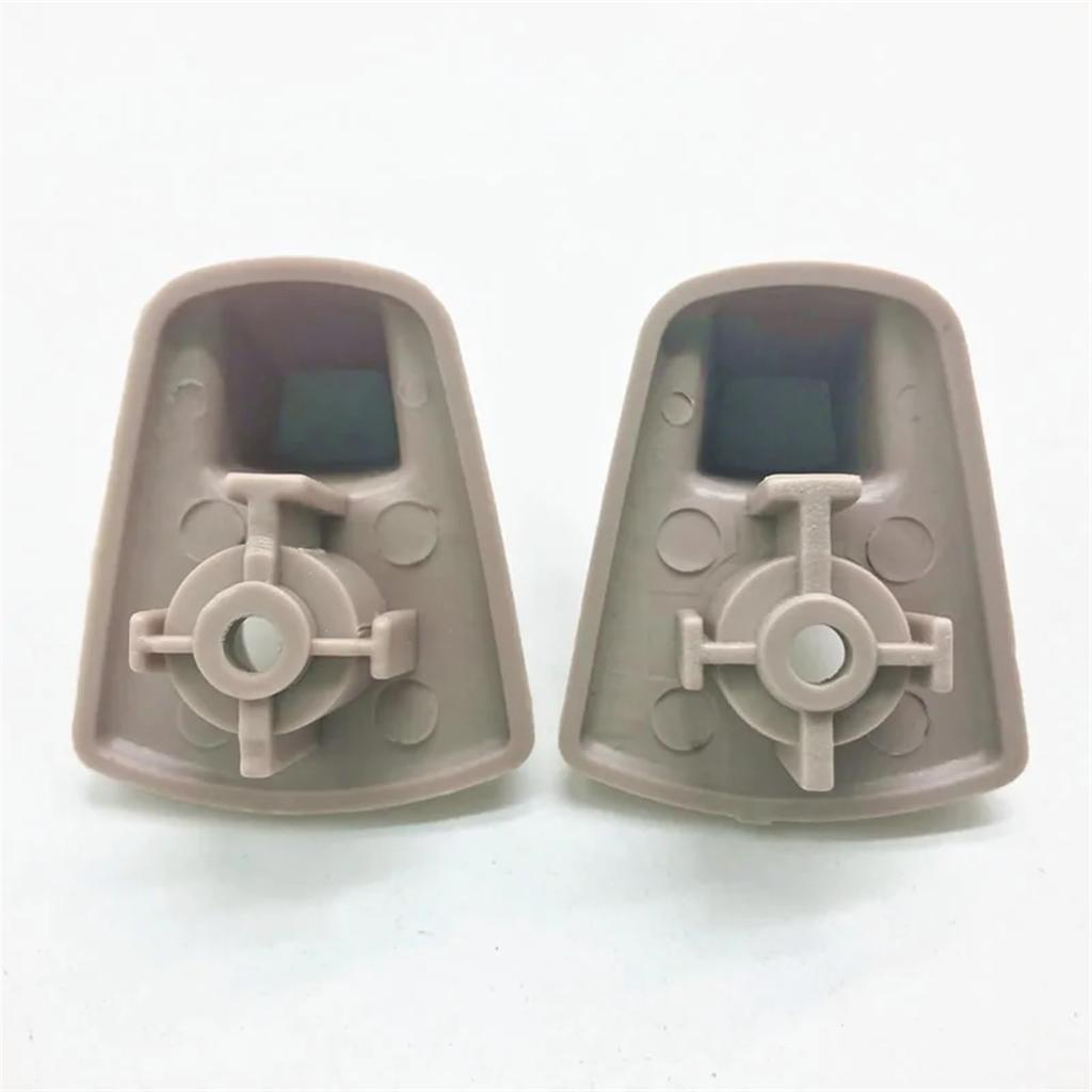 MKVAXR 2 stk Solskjerm Erstatningsklips, Ny Beige Bilsolskjerm for Chrysler, 300 300C, Dodge, Charger Magnum