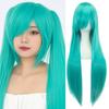 Layered Long Synthetic Hair 80cm Anime Straight Hairpiece Halloween Cosplay Wigs  Cosplay Party