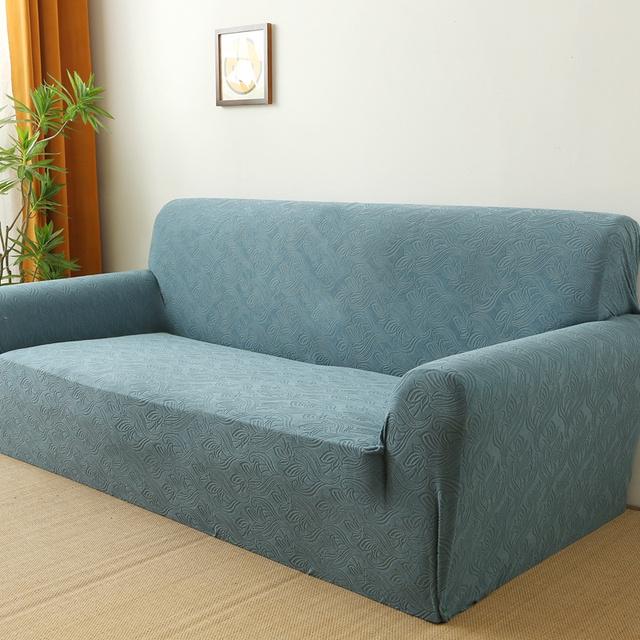 

Чехол на диван для гостиной, эластичный жаккардовый чехол для дивана, шезлонга, секционный диван, угловой чехол L Shap 1Pc 1-seat 90-140cm