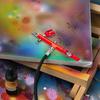 Double Action Air Brush Gravitational Feed Nozzle Guns Cake Decorating Brushes For Nail Manicure Art Crafts Cake