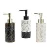 Stylish 300ml Marble Ceramic Soap Dispenser Bottle Empty Bottle Modern Bathroom Decors for Hand Sanitizer & Shampoo