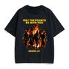 Möge der Vierte mit dir sein Daniel 3:17 Fiery Furnace Baumwoll-T-Shirt Größe S3XL Unisex T-Shirt
