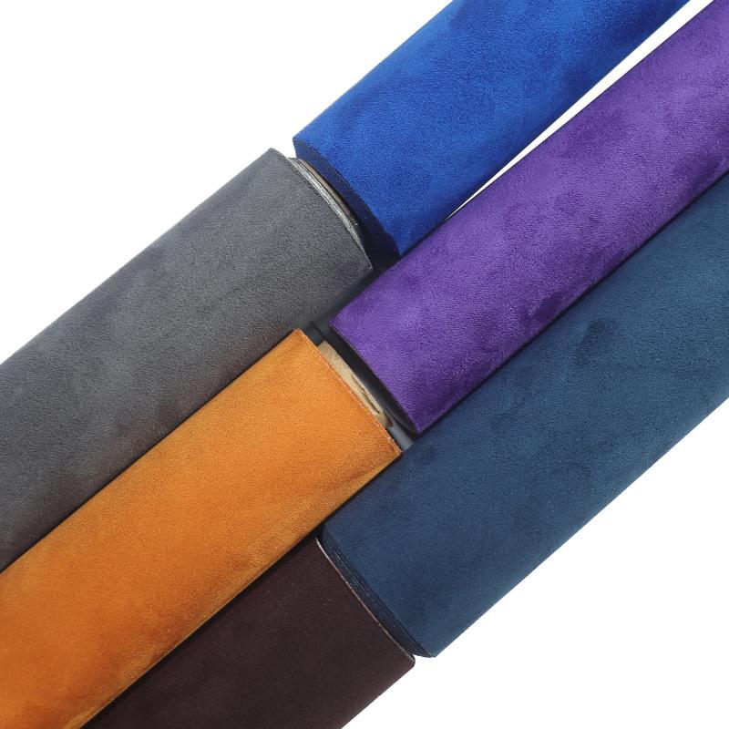 1m/2m/3m/5m*50cm Multi Colors Self Adhesive Suede Velvet Fabric Sticky Leather Fabrics for DIY Car Headlining Interior Modified