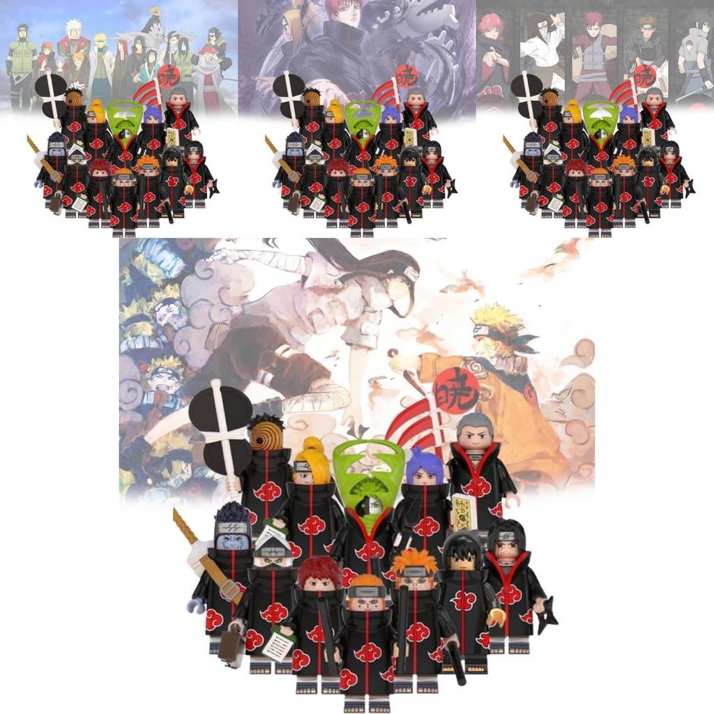 Colorful And Creative Naruto Mini Figure Building Blocks Toys For Diy Fun And Play