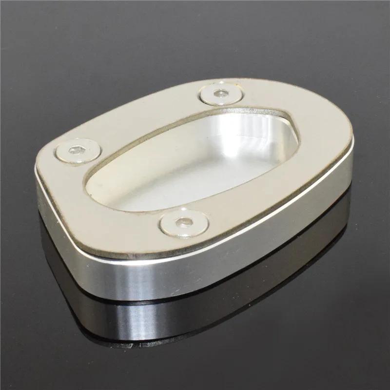 

waase For Triumph Thruxton 1200 1200R 2016 2017 2018 2019 2020 Kickstand Foot Side Stand Extension Pad Support Plate срібний