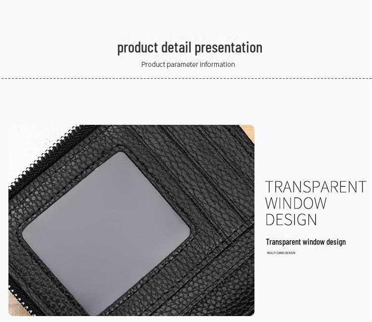 2023 Men's RFID Leather Wallet - Short, Anti-Theft, Cowhide Card Holder, Driver's License Wallet