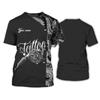 T-shirt Pour Homme Drôle Tatouage Harajuku Streetwear Loisirs Col O Oversize Manches Courtes Hauts Tendance Mode Nom Impression Personnalisée T-shirts