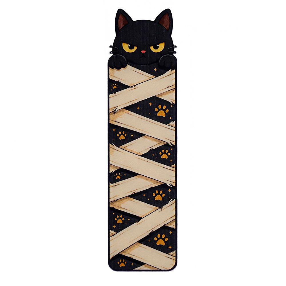 Ghost Design Cat Bookmark Mummy Design Black Cat Bookmark Acrylic Cat Bookmarks For Book Lovers