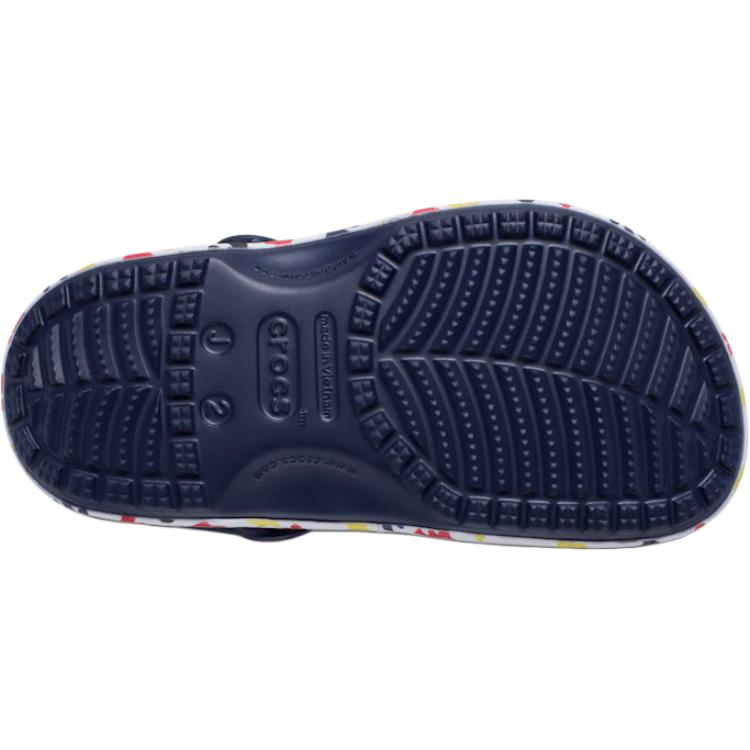 Crocs Kids Mickey Mouse X  Classic Clog Friends Comfortable Versatile Non-Slip Durable Low-Top Casual Shoes Kids Clogs Deep-Blue 211148-90H