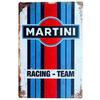 Metalowy Znak Martini Racing Team Dekoracja Garażu Jaskinia Mężczyzny Sztuka na Ścianę