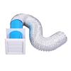 Dryer Vent Kit 4 Inch Dryer Vent Hose Connector Wall Ducting Kit for Air Circulation