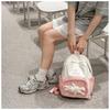 Two-dimensional Transparent Pain Bag Girls Traveling Light Backpack Primary School Students Cute Cross-border Fresh Travel