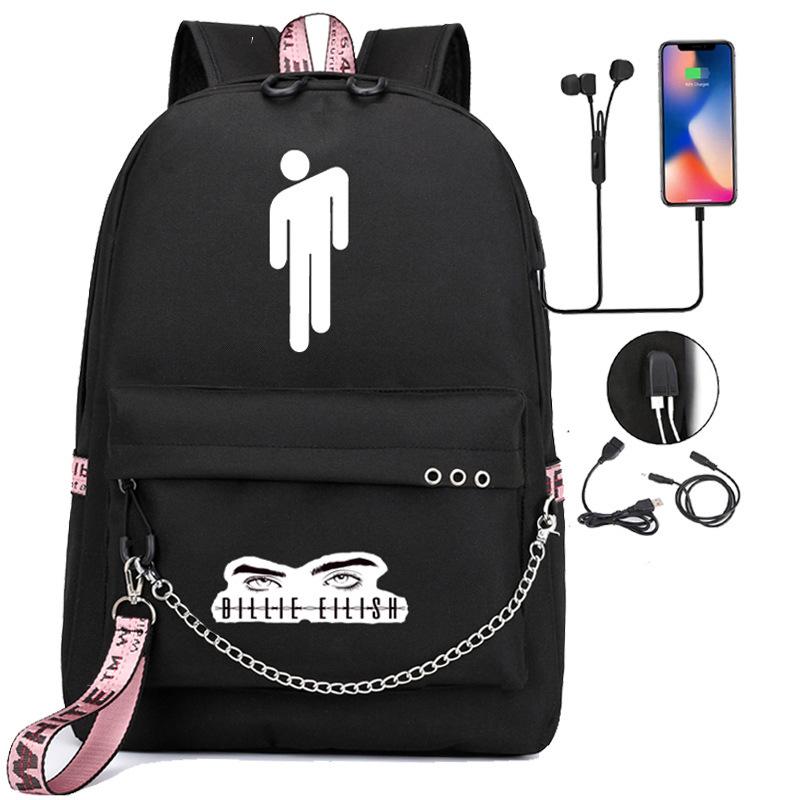 Backpack Star L Empty USB Charging Travel Backpack Student Bag
