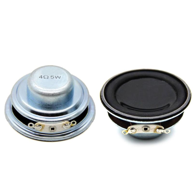 45mm 4Ohm 5W Portable Speaker Full-Ranges Multimedias Speaker Metal Speaker 45mm Internal Magnetic Speaker for Home DIY