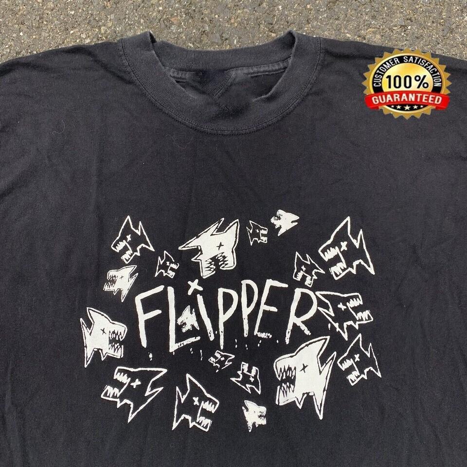 Vintage 1990’s Flipper Punk Rock Band T Shirt S4Xl DD1278 Unisex T-Shirt XL