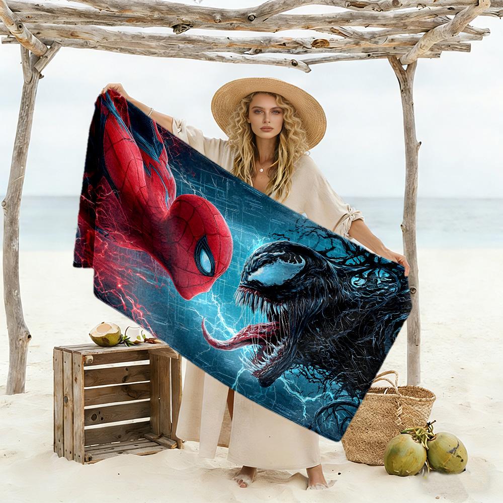Spider-man Durable Beach Towel Foldable Oversized, foldable, portable, travel beach towel Vibrant Pattern Perfect Gift for Women/Men