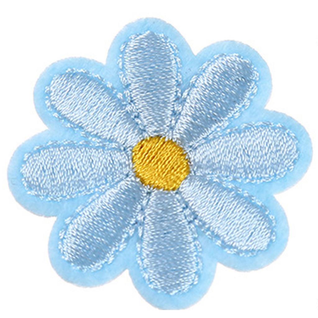 28Pieces Embroidered Flower Applique Patches Iron On Flower Patches for Kid Clothing Jeans Jackets Hat Embellishment