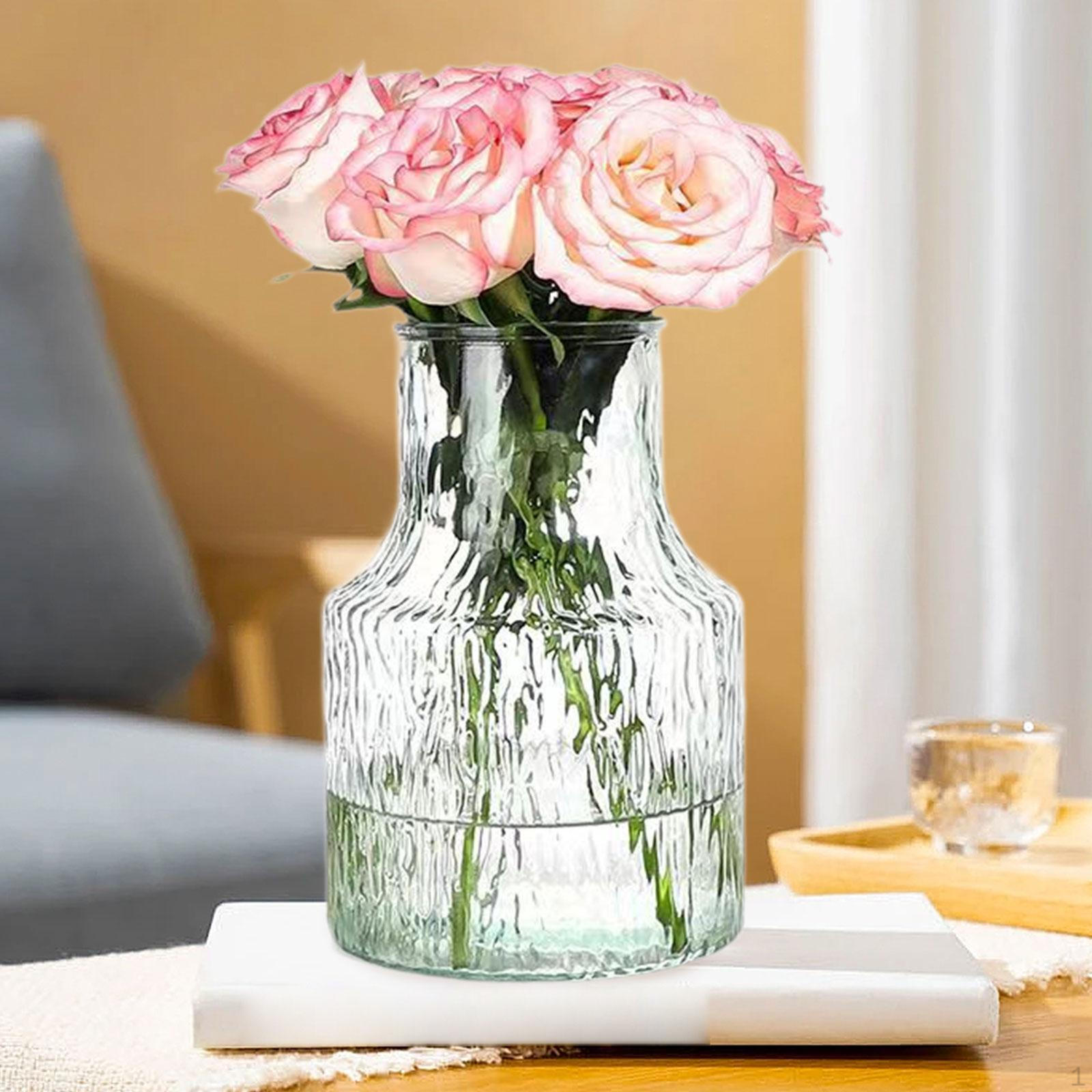 

Стеклянная ваза для цветов, бутон, креативные свадебные центральные украшения, бутылка, круглый кувшин для книжной полки чистый