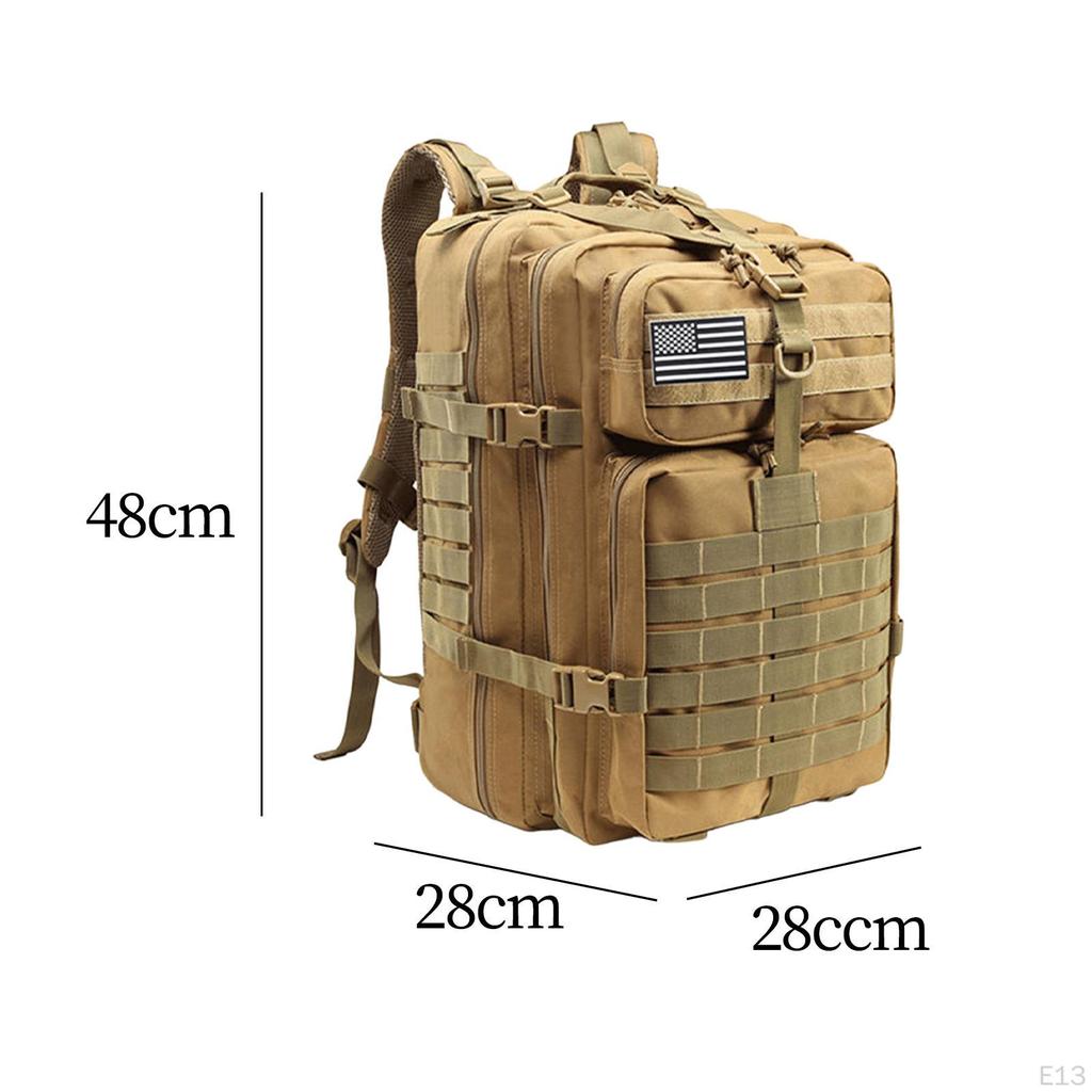 Wanderrucksack 50L Reise für Männer Mehrzweck Großer Outdoor Tagesrucksack Camping Rucksack