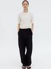 Leubieleu Cashmere Blend Round Neck Knit (Ivory)