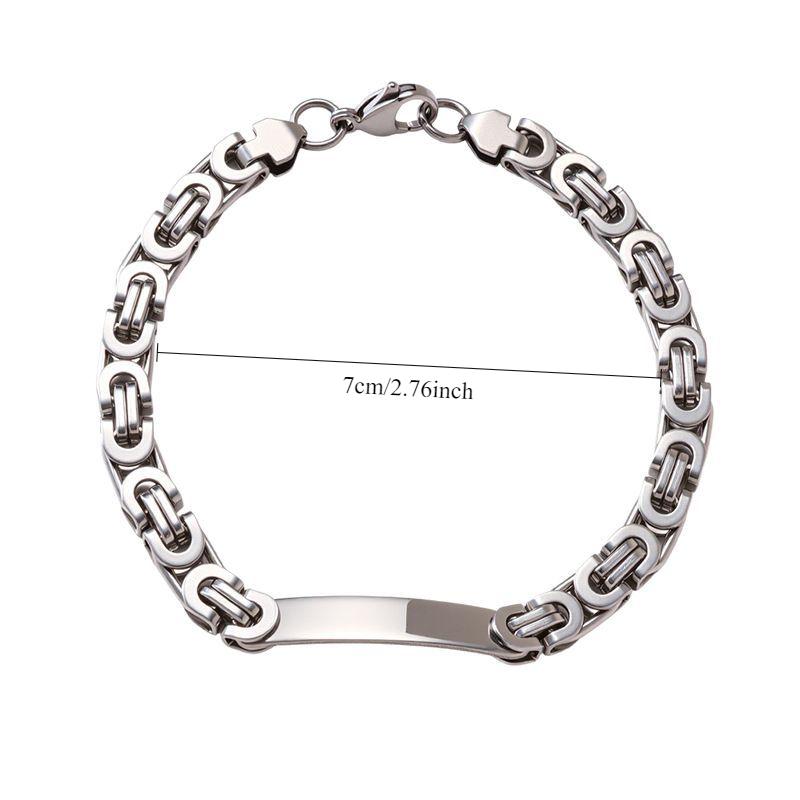 Hot Selling Stainless Steel Curved Bracelet, Hip-hop Fashion Creative Jewelry Gift