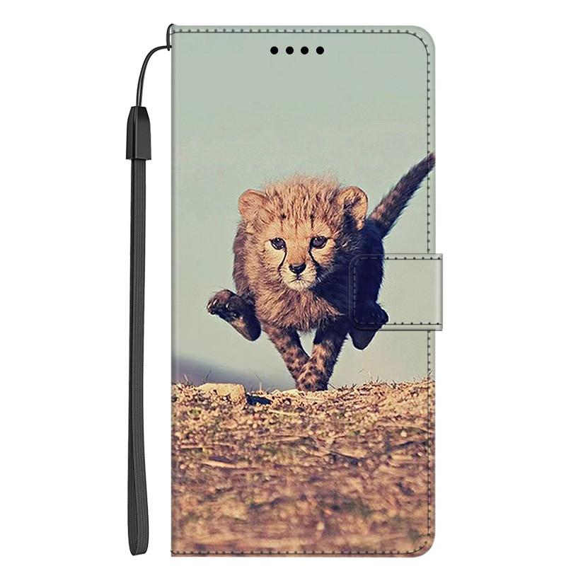 Animal Leather Flip Case for Samsung Galaxy M16 F16 5G Leather Magnetic Wallet Covers for Galaxy F16 Stand Phone Bag Galaxy M 16