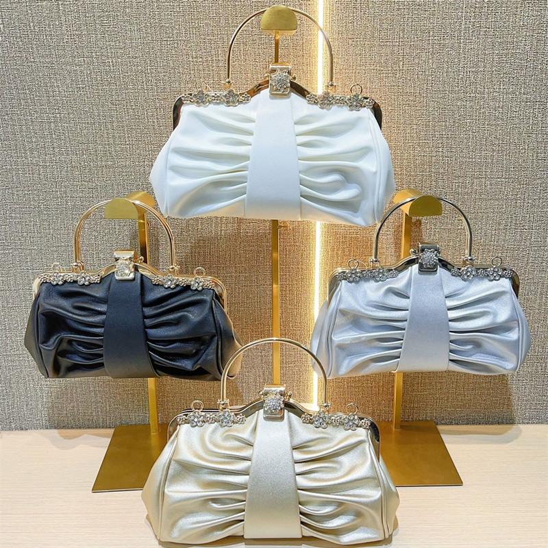 2025 Luxury High-end Party Cloud Women's Evening Cluch Bags Lady Wedding Prom diamonds Dinner Handbags Trend Shoulder Bags