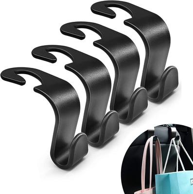 Ganchos para Banco de Carro, Conjunto de 4, Ganchos para Encosto de Cabeça, Ganchos para Carro, Capacidade de Carga 44,1 lbs