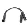 JORINDO JD606 XLR Male to Dual XLR Female Cable YType Splitter o Microphone Cable