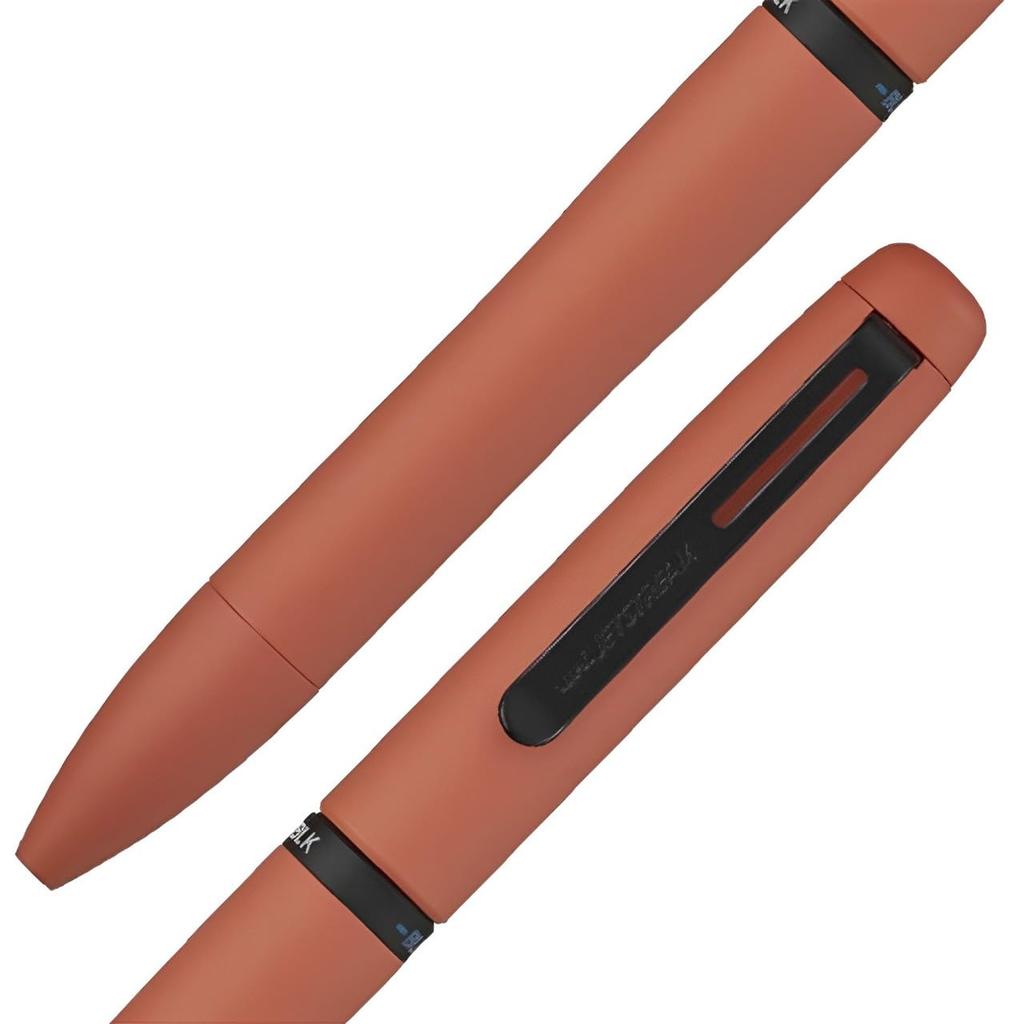 Mitsubishi Pencil 3 Color Ballpoint Pen Jet Stream Prime Lite touch ink Orange Black/Red/Blue 0.5mm (Brick SXE3LPR05-BOR)