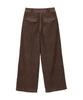Biteoseljeu Demi Pintuck Wide Pants - Brown