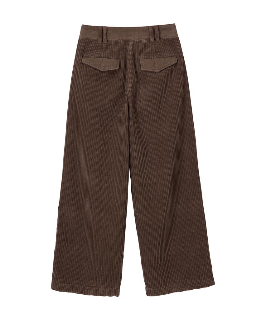 Biteoseljeu Demi Pintuck Wide Pants - Brown