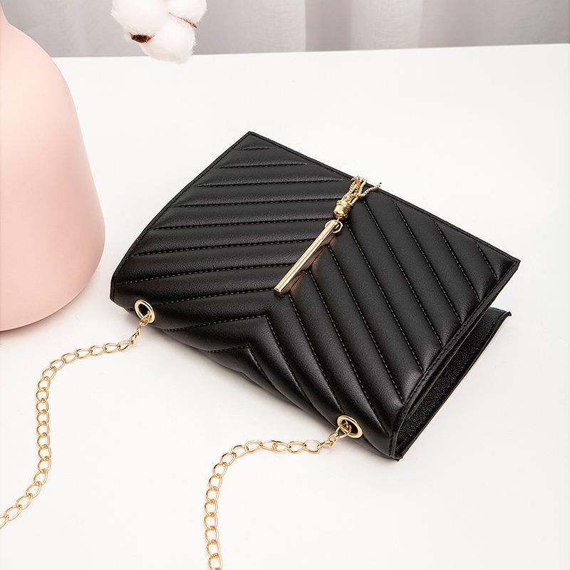 Tassel small square bag women's bag small bag women's embroidery chain bag diamond messenger bag