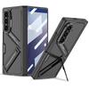 Ultra-thin Rugged Armor Magnetic Wireless Charge Bracket Case for Samsung Galaxy Z Fold 7 6 Hinge Film Integrated Protect Cover