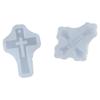 5pcs DIY Molds Silicone Cross Shape Silicone Mould White Cross Shape Silicone Cross Resin Molds DIY Decorative