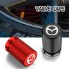 4PCS Laser Logo Alloy Car Wheel Stem Valve Caps for Atenza Axela RX7 MX5 CX5 RX7 Protege 626 CX9 CX7 CX3 Tire Decoration